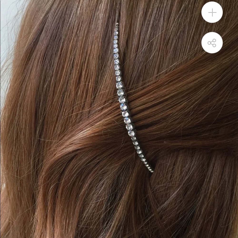 Crystal Pin Comb